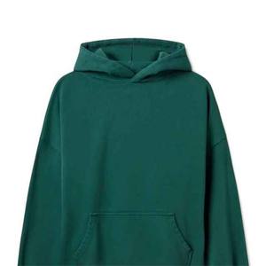 Jersey básico de algodón para hombre, sudaderas con capucha bordadas ajustadas, sudaderas con capucha, forro polar liso personalizable para invierno, servicio OEM - Product Image 6
