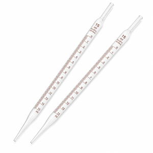 Pipettes compte-gouttes en verre essentielles en stock usine, graduées 10ml 15ml 20ml 30ml 50ml 100ml, tubes cosmétiques en verre - Product Image 1