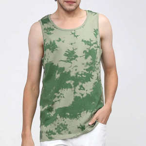 Gran oferta, estilo de lujo, buena calidad, camiseta sin mangas para hombre, tejido transpirable, tamaño personalizado y Color, ropa de calle de secado rápido - Product Image 1