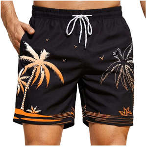 Nuevo cocotero 3D hombre traje de baño pantalones cortos de baño bañadores playa pantalones cortos pantalones de natación trajes de baño para hombre correr deportes Surffin - Product Image 2