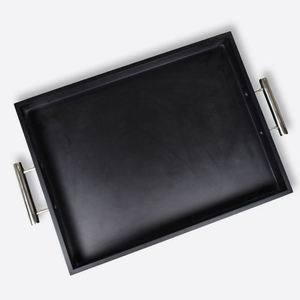 Bandeja de servicio de Metal de acero inoxidable para cocina y mesa, de diseño Simple, uso superior, para servir comida y desierto - Product Image 4