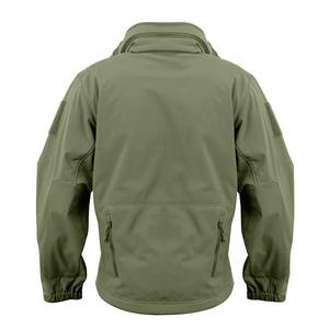 Veste en toile softshell fine en fausse fourrure de haute qualité pour homme, imperméable, respirante, coupe-vent, col montant, style hiver disponible - Product Image 2