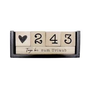 Calendrier de compte à rebours de Noël minimaliste en bois, style compteur de jours - Product Image 5