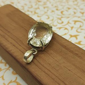 Colgante de cristal hecho a mano AAA en plata de ley 925, joyería única para mujer, diseño personalizable, collar de piedras preciosas de alta calidad - Product Image 3