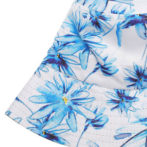 Venta al por mayor al aire libre parte superior plana ala ancha verano cubo sombrero terciopelo algodón visera logotipo personalizado bordado diseñado para pesca informal - Product Image 3