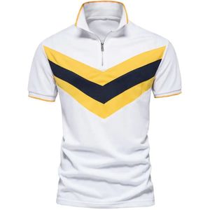 เสื้อโปโลเข้ารูปสำหรับผู้ชายเสื้อยืดโปโลดีไซน์ใหม่ - Product Image 1