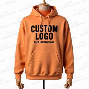 Venta al por mayor personalizado hombres pulóver sudaderas con capucha de secado rápido de gran tamaño de algodón Streetwear con diseño de patrón sólido - Product Image 3