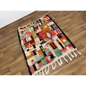 Alfombras marroquíes hechas a mano de lana, auténticas alfombras bereberes, lana natural, artesanía, personalizables en tamaño y colores, alta calidad - Product Image 1