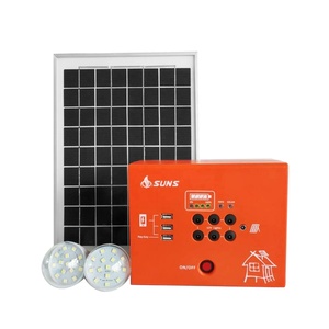 ミニエネルギー60Wポータブルプリペイドソーラーホームシステムリチウムイオン電池照明ラジオ電話充電アフリカ - Product Image 6