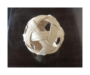 ลูกบอลหวายธรรมชาติงานหัตถกรรมตกแต่งทำด้วยมือจากเวียดนาม - Product Image 1