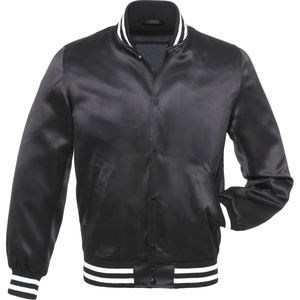 Blouson aviateur universitaire en toile pour hommes Logo personnalisé Baseball décontracté classique élégant Chenille Patch broderie imperméable - Product Image 6