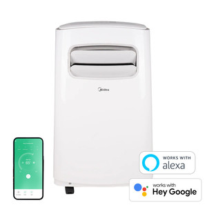 เครื่องปรับอากาศพกพาอัจฉริยะ 9000 BTU พร้อม WiFi รองรับ R290 ควบคุมผ่านแอพและเสียง 3-in-1 ฟังก์ชั่นทำความเย็น ลดความชื้น และเป็นพัดลม สำหรับห้องขนาดไม่เกิน 18 ตร.ม. - Product Image 4