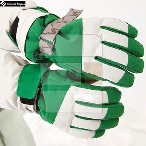 Gants d'hiver à la mode de style nouveau pour hommes, mitaines en cuir coupe-vent pour le sport de plein air, le ski, cinq doigts - Product Image 2