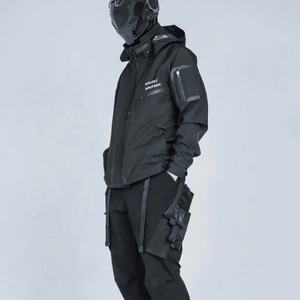 ที่กําหนดเองขายส่งผู้ชายแจ็คเก็ตเทคฤดูหนาวWindproofกันน้ําCargo PLUSขนาดยุทธวิธีHooded Jacket Streetwear Techwearแจ็คเก็ต - Product Image 4