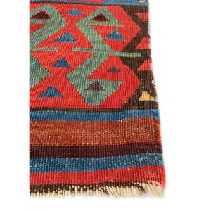 Nayaab Classic-Style Handmade Wool Rugs in <b>Red</b> & Orange Geometric & Floral Anti-Slip Floor Cover for Teens-Paem-960 - Product Image 4