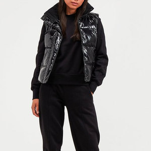 Chaqueta de Invierno Personalizada con Logotipo, Nueva, Impermeable, Tejida, Acolchada, para Mujer, Talla Grande, con Cierre - Product Image 5
