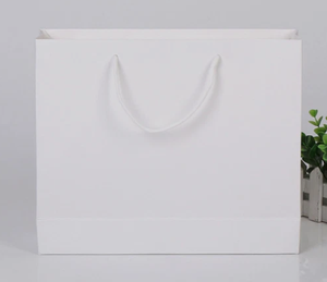Custom Printed Eco-Friendly Ivory Paper Box Shopping <b>Bag</b> Factory Direct Supply from Vietnam Manufacturer - Product Image 1