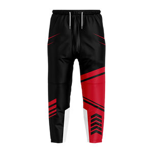 Pantalon de compression de hockey sur glace personnalisé avec maille résistante aux coupures, tissu 100% polyester respirant à séchage rapide - Product Image 6