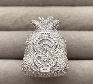 แหวนฮิปฮอปน้ำแข็งชุบทองสุดหรูได้รับการรับรองจาก IGI - Product Image 1