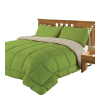 Ensemble de couette et couvre-lit en coton polyester léger toutes saisons, motif floral, rayures, feuilles, géométrique, housse de couette douce tricotée, style hôtel