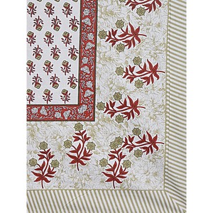 Ensemble de draps de lit super king size en coton 100% vert à fleurs avec 2 taies d'oreiller (SHKV1093) - Product Image 5
