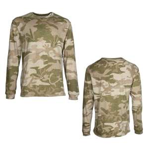 OEM Custom Camo Design 100% Polyester Spandex Chemises en jersey à manches longues Vêtements de sport respirants Vêtements de pêche d'hiver Ensembles solides - Product Image 3