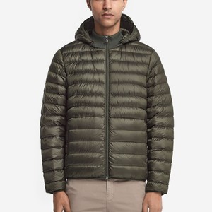 Veste d'hiver pour homme de haute qualité personnalisée, légère, à capuche, en duvet, rembourrage épais, veste matelassée pour homme - Product Image 4