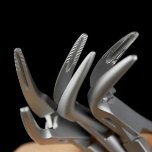 Forceps d'extraction dentaire pour racines, pinces à fragments radiculaires, instrument dentaire, outil universel incurvé pour maxillaire et mandibule - Product Image 3