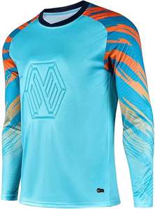 Gardien de but Jersey pantalon ensemble adulte à manches longues football gardien chemises uniforme Kit couleurs et tailles personnalisées 100% Polyester - Product Image 4