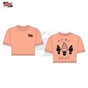 เสื้อยืดแขนยาวทรงหลวมสำหรับผู้หญิงเสื้อครอปโอเวอร์ไซส์สไตล์วินเทจ - Product Image 1