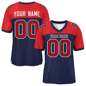 Camiseta de Fútbol Americano Personalizada, Regalo para Hombres, Mujeres, Jóvenes y Niños, Deportiva, con Nombre y Número del Equipo Impresos y Cosidos, Camiseta de Rugby con Degradado - Product Image 3