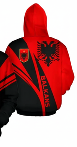 เสื้อฮู้ดถักสำหรับผู้ชาย VARSITY SPORTS GEAR ลายการ์ตูนพิมพ์ดิจิทัล ผ้าโพลีเอสเตอร์ 100% กันลม ทรงปกติ - Product Image 5