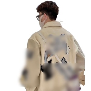 Veste de haute qualité hommes broderie manches en cuir personnalisé Baseball Letterman veste d'hiver - Product Image 5