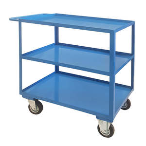 Medium 3-Tier Metal Roof Rack Organizer with Retaining <b>Edge</b> for <b>Tool</b> Storage and Office Use - Product Image 1
