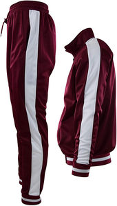 Conjunto Deportivo Informal de Chándal para Gimnasio y Entrenamiento, Chaqueta con Cuello Alto y Pantalones Deportivos, Ropa Deportiva Urbana, MOQ Bajo - Product Image 2