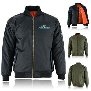 Blouson aviateur de vol MA1 en nylon de haute qualité pour hommes, avec design classique personnalisé, logo à l'avant et à l'arrière, pour adultes - Product Image 4