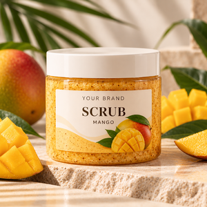 Exfoliante Corporal de Azúcar con Aroma a Mango de Marca Privada - Product Image 1