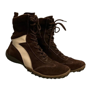 Bottes de cowboy en cuir marron de haute qualité pour hommes avec finition premium, semelle durable, confort et design classique de style western - Product Image 2