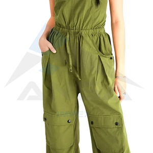 Nouveau Style 2024 combinaisons pour femmes un Step Up filles barboteuse ensemble 2 pièces et sans manches combinaison femmes - Product Image 4