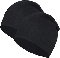 Bonnet unisexe adulte deux couleurs en un, Spandex/Coton, style urbain moderne - Respirant et imperméable, chaud et confortable pour un usage quotidien