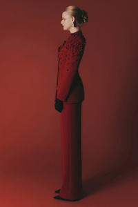 Blazer violet de haute qualité pour femme Veste de costume élégante à double boutonnage avec services ODM Made in Vietnam - Product Image 4