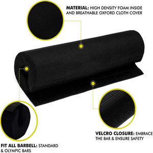 Fitness Gym Protective Weightlifting Rubber Anti-Slip Portable Barbell Shoulder Grip <b>Squat</b> <b>Pad</b> - Product Image 2