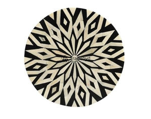 Posavasos con incrustaciones de fregona hecho a mano de Tradebyd, decoración de mesa elegante para el hogar y la Oficina - Product Image 2