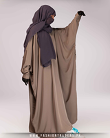 Robe longue maxi modeste pour femme, style bisht abaya, en polyester tricoté, à manches longues, simple, écologique, lavable, respirante, boutonnée