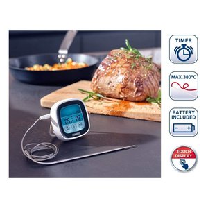 Thermomètre alimentaire numérique Leifheit avec sonde pour rôtis et barbecues, accessoires pour barbecue - Product Image 3