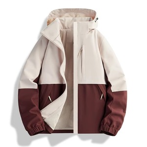 Veste softshell pour femme de haute qualité, imperméable, coupe-vent, chaude pour l'hiver, veste de sport d'extérieur, fermeture éclair, respirante, grande taille - Product Image 2