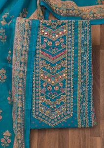 Trajes de Seda Bordados Salwar Kameez Pakistaníes de Alta Calidad Sin Costuras para Mujer, Conjuntos de Moda para Invierno, Ropa de Exterior, Impresión Personalizada - Product Image 3