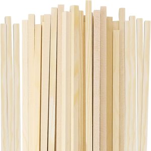 1 inch bằng gỗ vuông chốt thanh gỗ cứng nhỏ chưa hoàn thành gỗ vuông Gậy cho hàng thủ công tự làm dự án Việt Nam nhà máy - Product Image 3