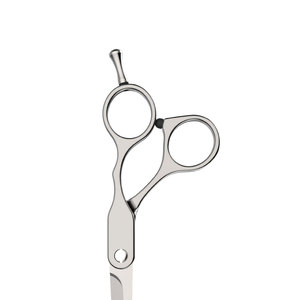 Ciseaux de coiffure professionnels 2 pièces JP, droitiers, à manche décalé, en alliage d'aluminium doré, acier inoxydable tranchant - Product Image 6