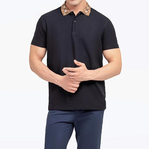 Chemises de golf pour hommes de haute qualité et luxueuses, en polyester tricoté, impression DTG personnalisée, décontractées, unies, teintes, séchage rapide, respirantes - Product Image 2